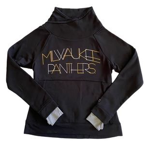 Champion University of Milwaukee Panthers Pullover Sweatshirt Size XS Black